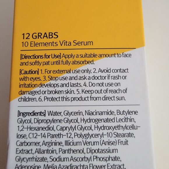 RARE 12Grabs 10 Elements Vita Serum New in Box Exp 10 25 - Picture 11 of 14